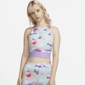 Nike Y2K Floral Cloud Cropped Tank Small